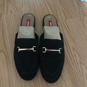 Black Slip on Loafers